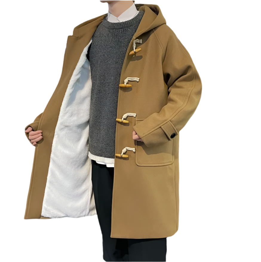 Krohn-e | Lange Duffle Winterjack für Herren