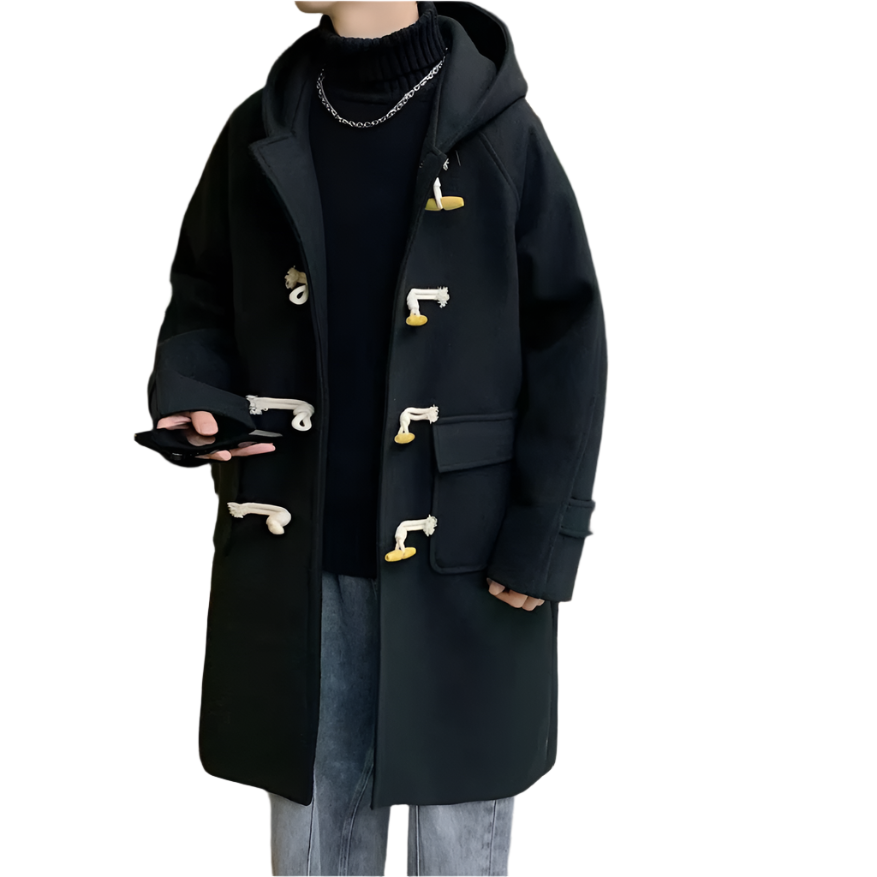 Krohn-e | Lange Duffle Winterjack für Herren