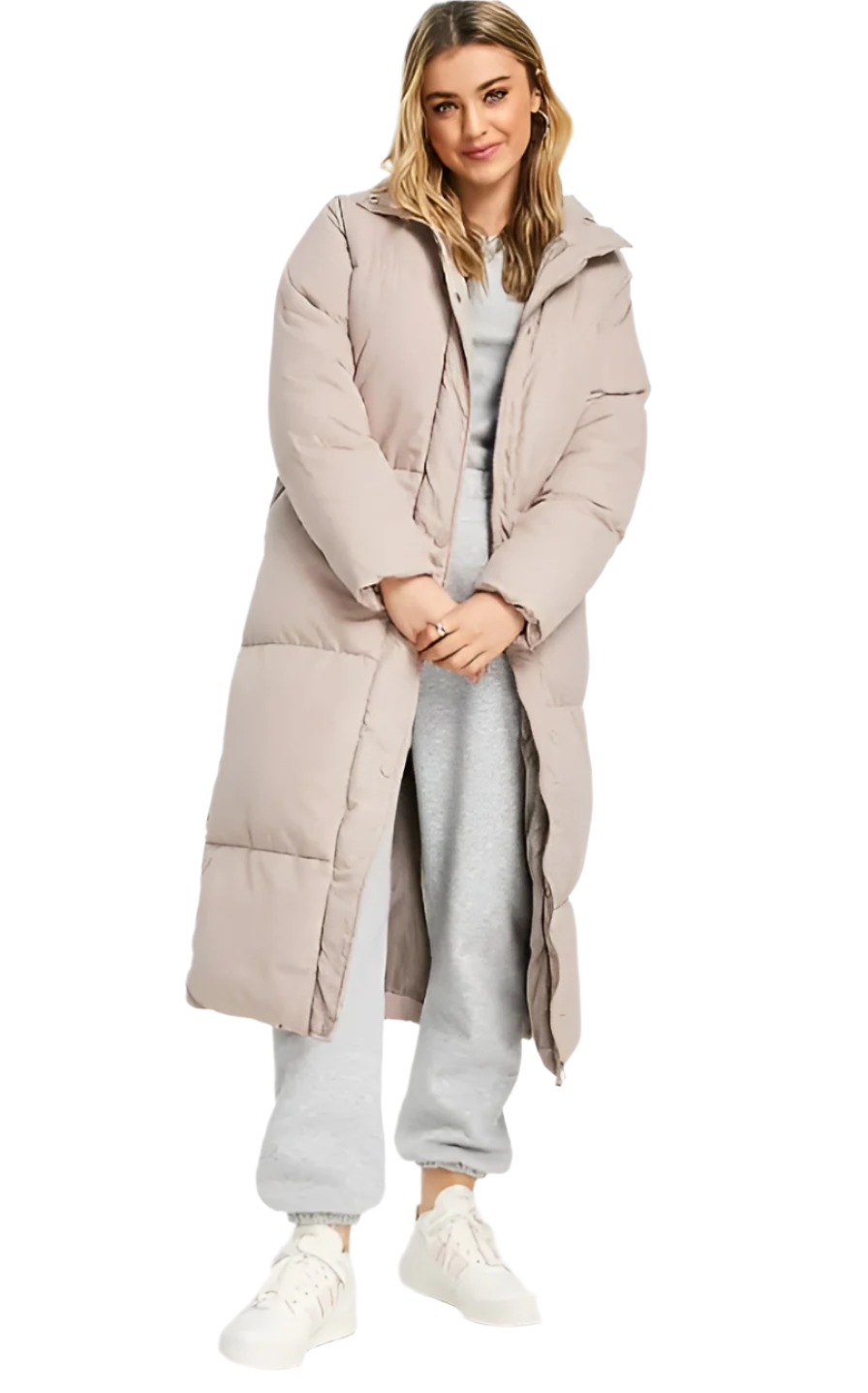 Krohn-e | Elegante Lange Winterjacke für Damen