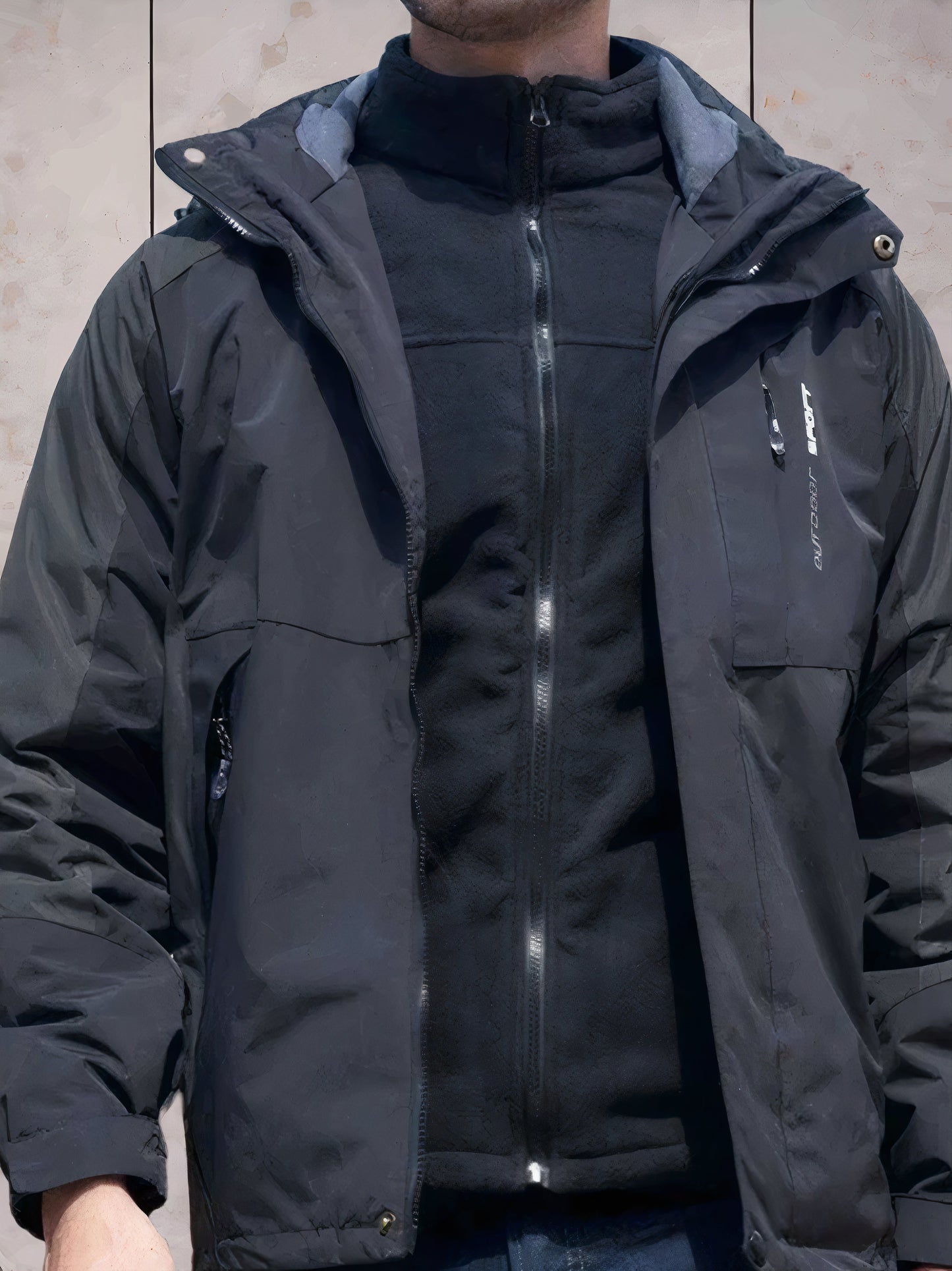 Wasserdichte und winddichte Wanderjacke mit Kapuze von Scott