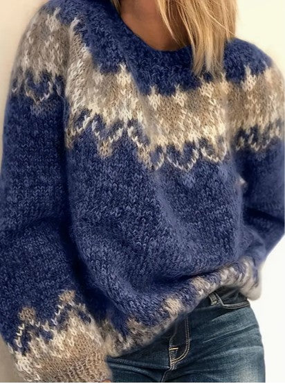 Krohn-e | Eleganter Rundhals Pullover