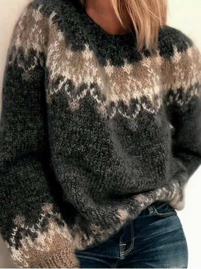 Krohn-e | Eleganter Rundhals Pullover