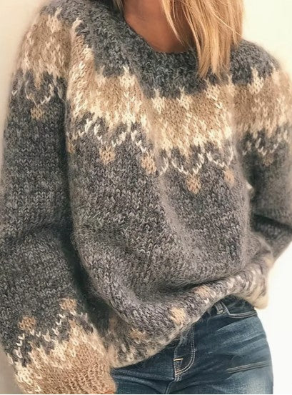 Krohn-e | Eleganter Rundhals Pullover