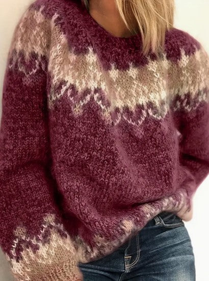Krohn-e | Eleganter Rundhals Pullover