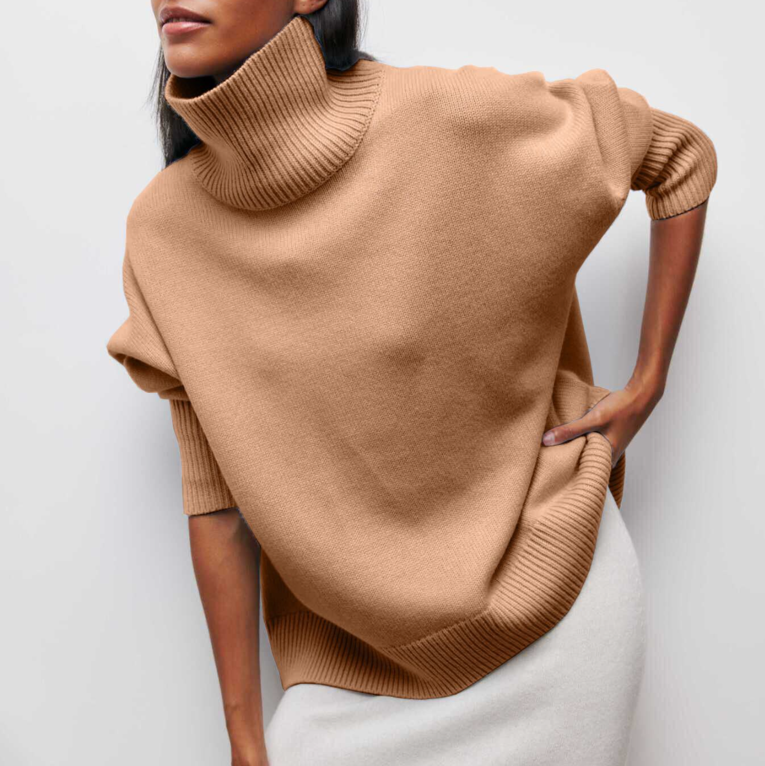 Krohn-e | Warmer Strickrollkragenpullover für Wintertage