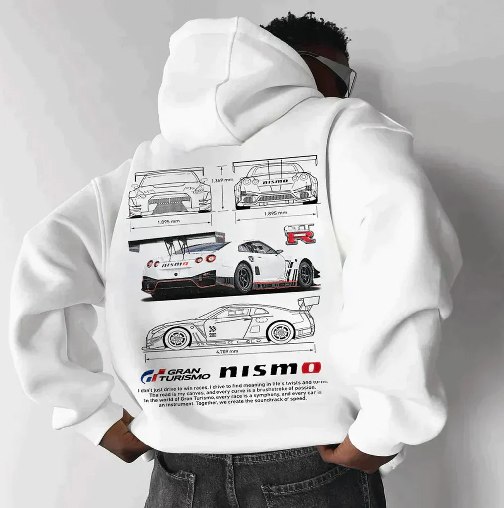 Krohn-e | Oversized Racing Hoodie