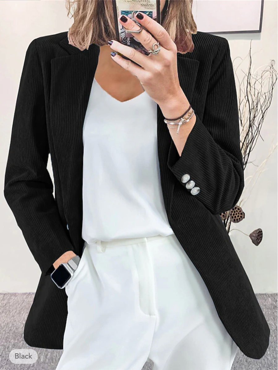 Krohn-e | Formelle Jacke Aus Cordiniertem Samt