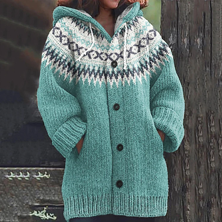 Krohn-e | Elegante Gestrickte Komfort-Damenjacke