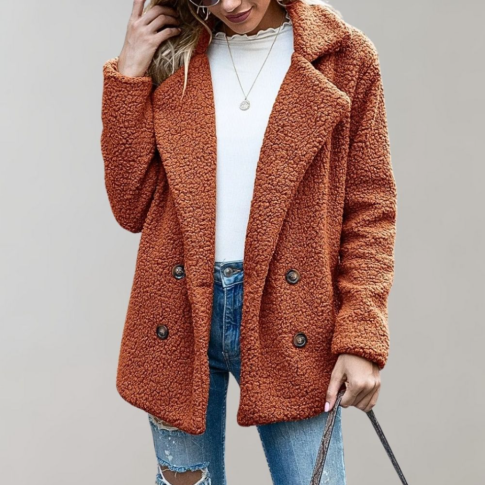 Krohn-e | Warme und Flauschige Damenjacke