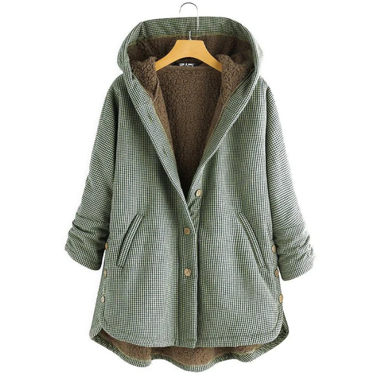 Krohn-e | Moderne Kurze Jacke mit Luxuriösem Kragen