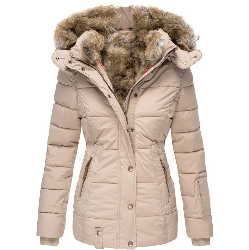 Krohn-e | Stilvoller, Gepolsterter, Schützender Damen-Wintermantel