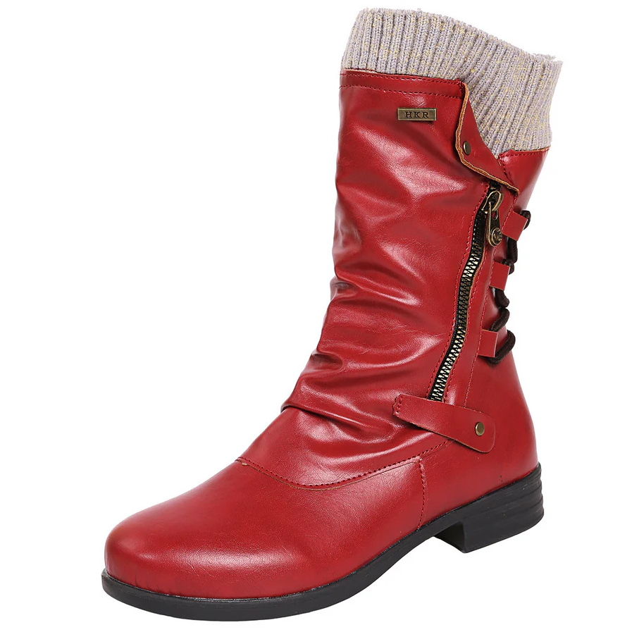 Krohn-e | Bequeme und Gemütliche Damen-Winterstiefel