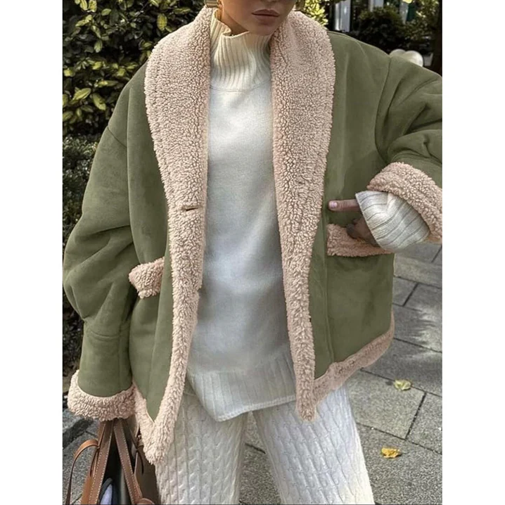 Krohn-e | Damen Wintermantel mit Kragen