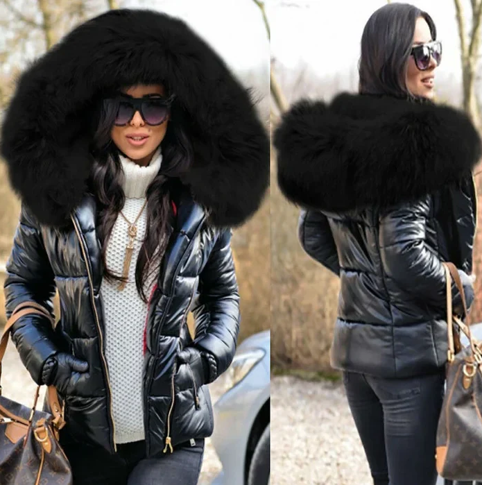 Krohn-e | Eleganter Wintermantel mit Synthetischer Fell
