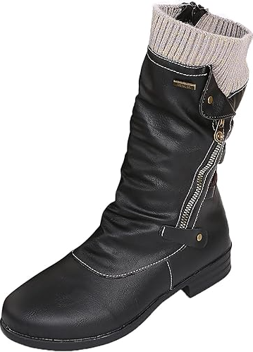 Krohn-e | Bequeme und Gemütliche Damen-Winterstiefel