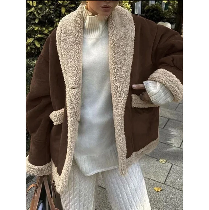 Krohn-e | Damen Wintermantel mit Kragen