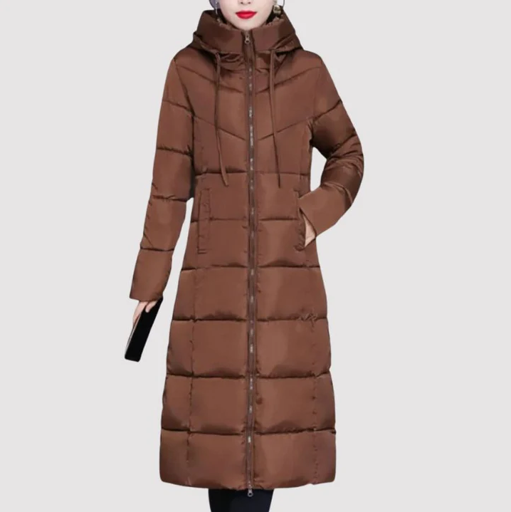 Krohn-e | Langer Wintermantel für Damen