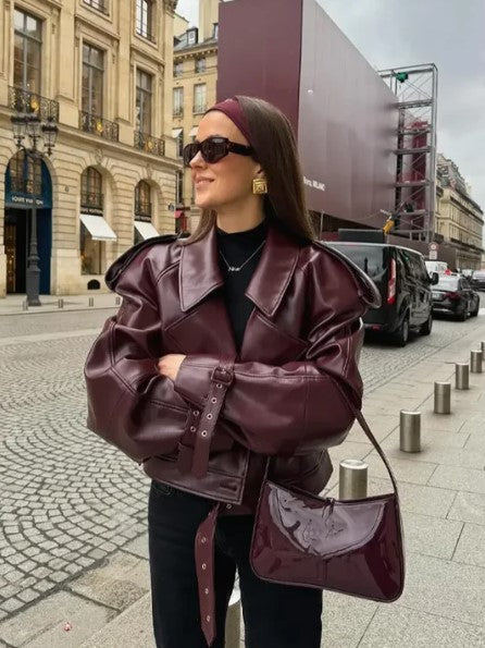 Krohn-e | Lederjacke für Damen Herbst/winter Kollektion