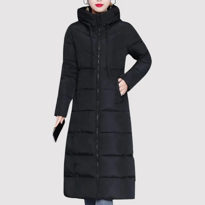 Krohn-e | Langer Wintermantel für Damen