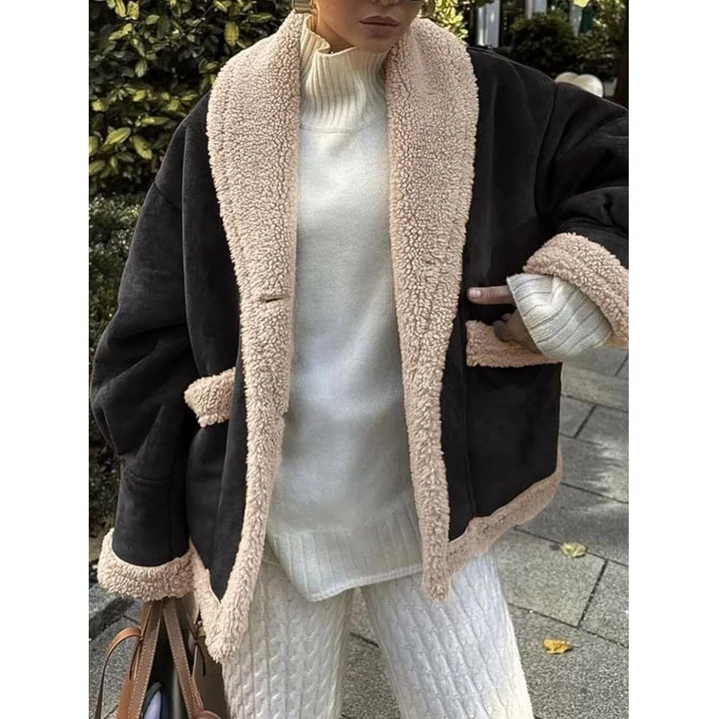Krohn-e | Damen Wintermantel mit Kragen