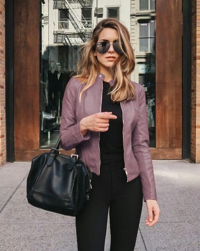 Krohn-e | Taillierte Jacke Aus Kunstleder