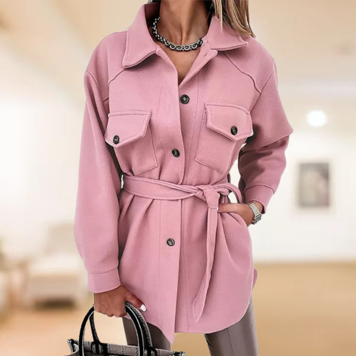 Krohn-e | Damen-Trenchcoat Warm und Stilvoll für Den Winter