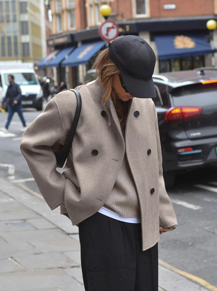 Krohn-e | Trendiger Damenmantel Im Oversize-Fit