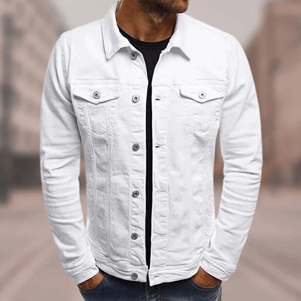 Krohn-e | Jeansjacke mit Zeitlosem Design