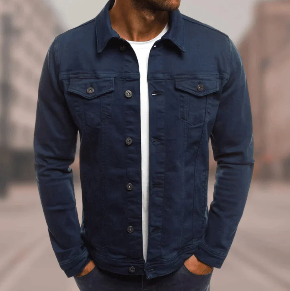 Krohn-e | Jeansjacke mit Zeitlosem Design