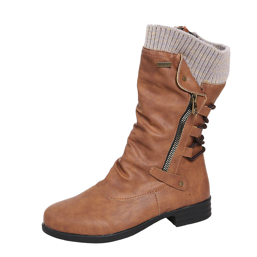 Krohn-e | Bequeme und Gemütliche Damen-Winterstiefel