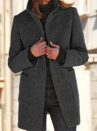 Krohn-e | Stylischer & Eleganter Knopfmantel