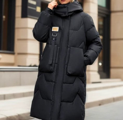 Krohn-e | Lange Pufferjacke Winterparka