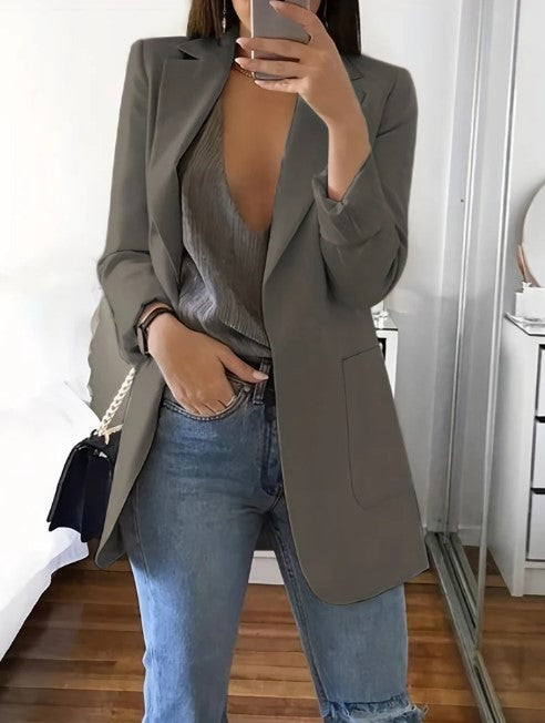 Avelena Plus-Size Freizeitblazer