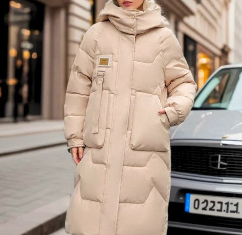 Krohn-e | Lange Pufferjacke Winterparka