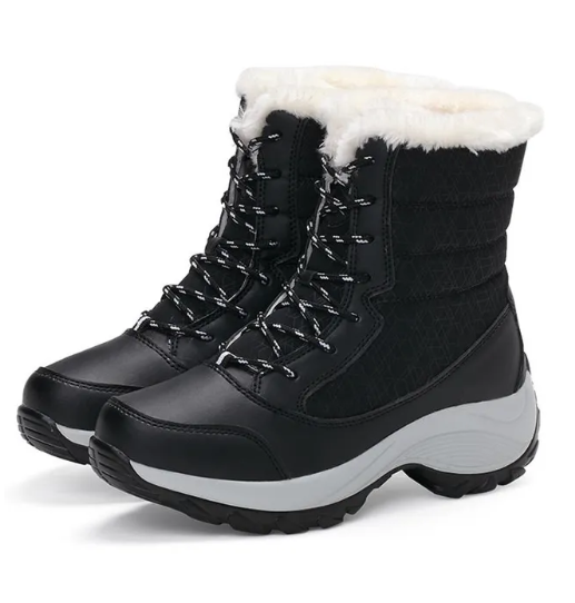 Krohn-e | Winter Dick High-Top Plus Pelz Stiefel