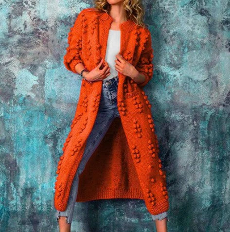 Krohn-e | Elegante Farbige Strickjacke für Damen