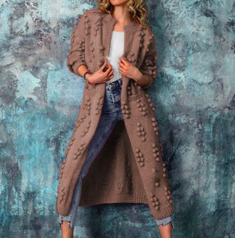 Krohn-e | Elegante Farbige Strickjacke für Damen