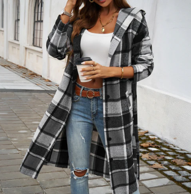 Krohn-e | Lässige Damen Kapuzenjacke