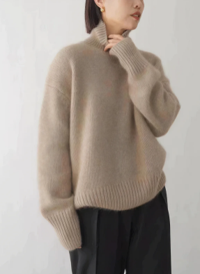 Sonja Kaschmirpullover mit Rollkragen
