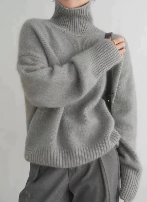 Sonja Kaschmirpullover mit Rollkragen