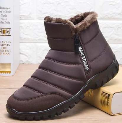 Krohn-e | Wasserdichte warme Baumwollstiefel mit Kordelzug