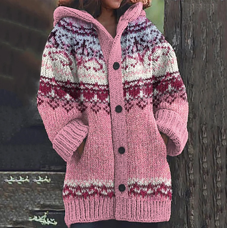 Krohn-e | Elegante Gestrickte Komfort-Damenjacke