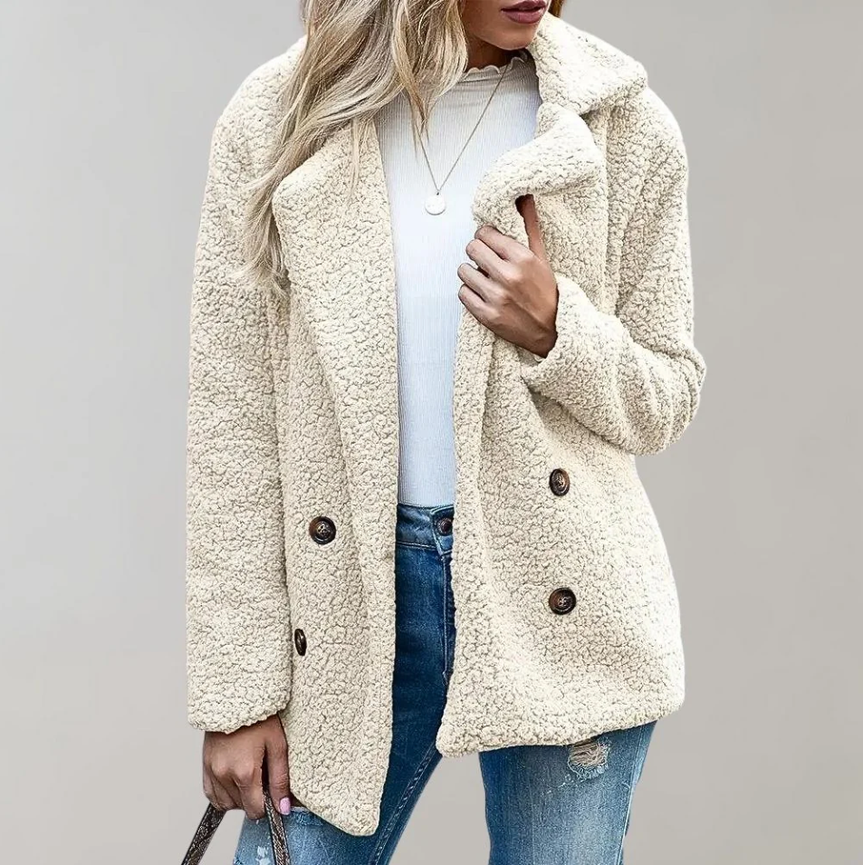 Krohn-e | Warme und Flauschige Damenjacke