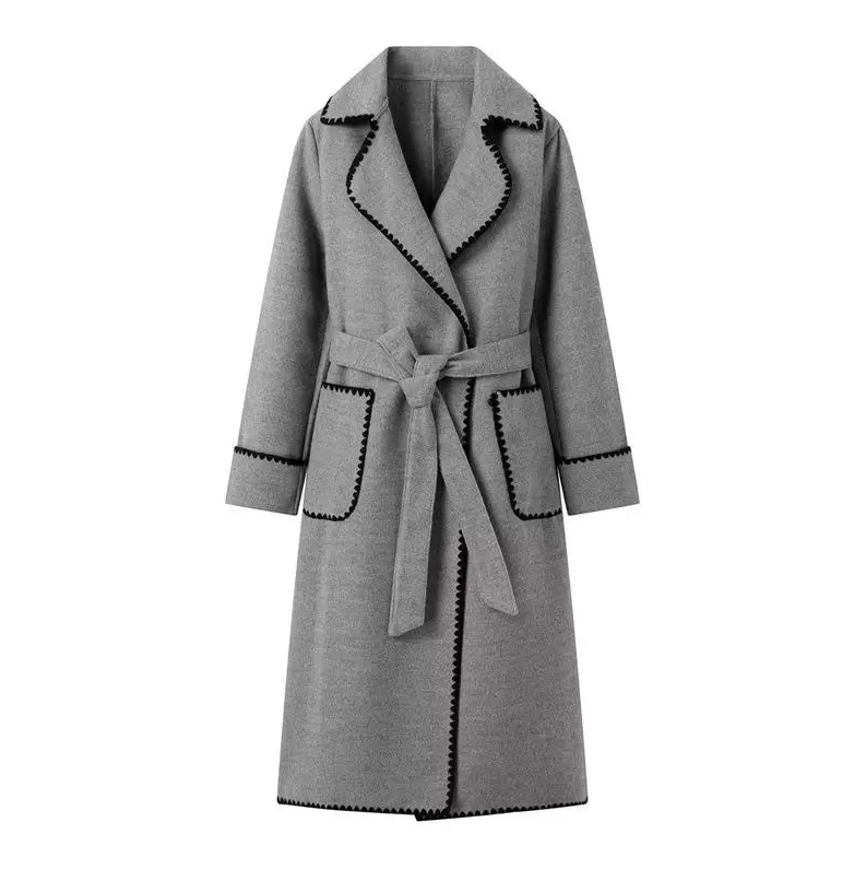 Krohn-e | Leichterer, Längerer Patchwork-Mantel