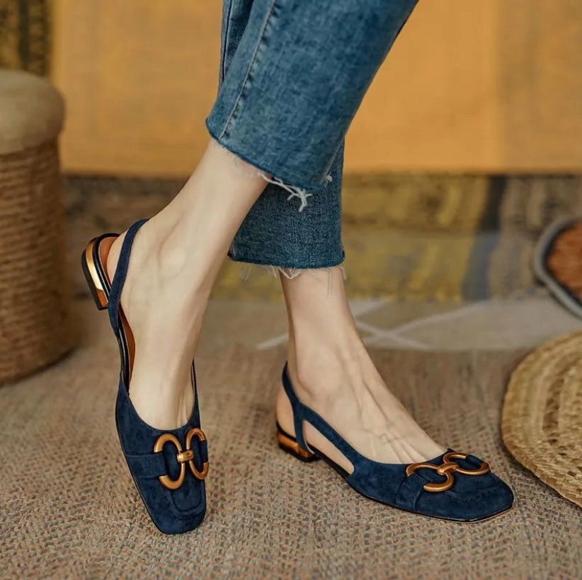 KROHN-E Damen Elegante Sandalen verstellbare Riemen gepolsterte Sohle