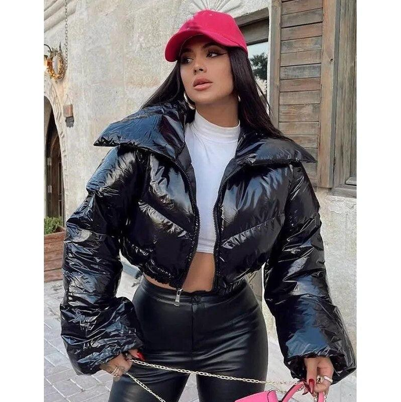 Krohn-e | Stylische Kurze Pufferjacke mit Steppmuster