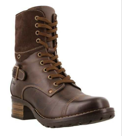 Krohn-e | Wilde Retro-Motorradstiefel mit Dicker Sohle