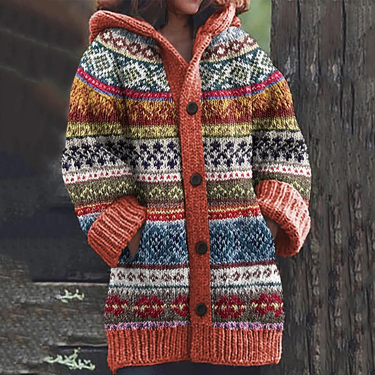 Krohn-e | Elegante Gestrickte Komfort-Damenjacke