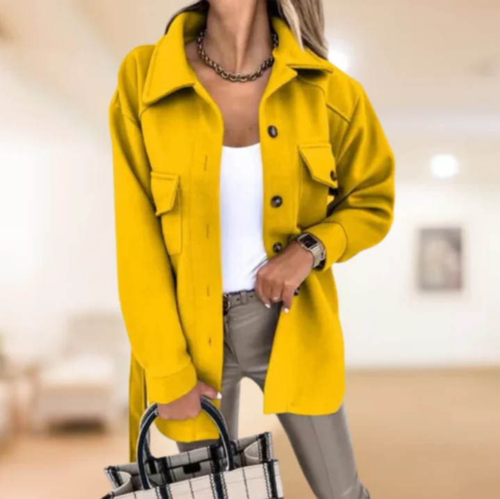 Krohn-e | Damen-Trenchcoat Warm und Stilvoll für Den Winter