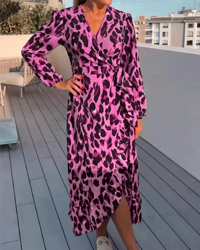 Lotte-Kleid mit V-Ausschnitt